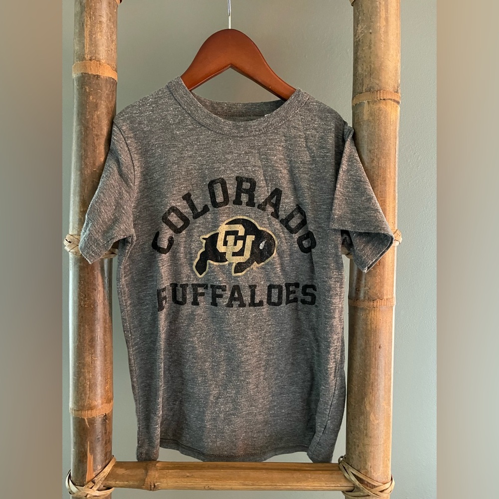 League Gray Colorado Buffalos Kids T-Shirt